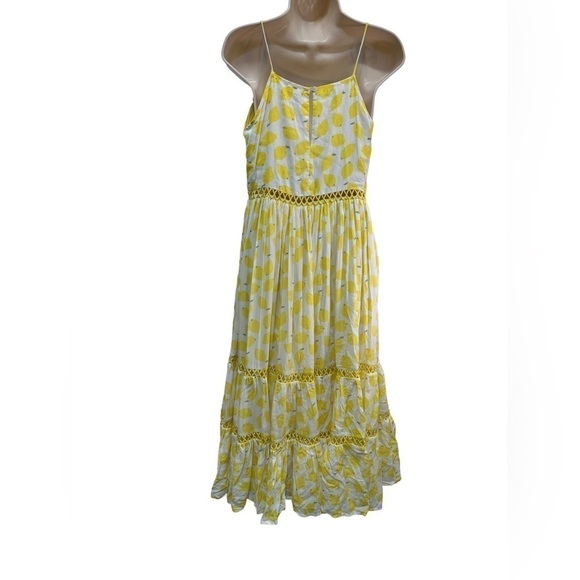 Mer + Lune Lemon Midi flowy ruffled Dress - Picture 14 of 14